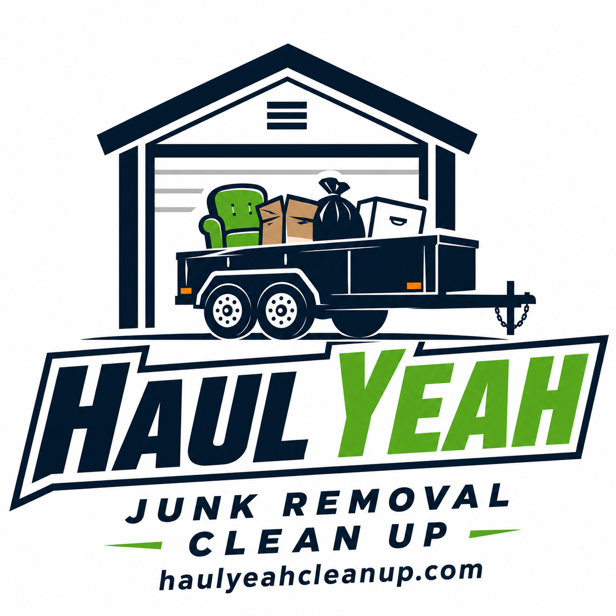 Haul Yeah Junk Removal & Clean Up Logo